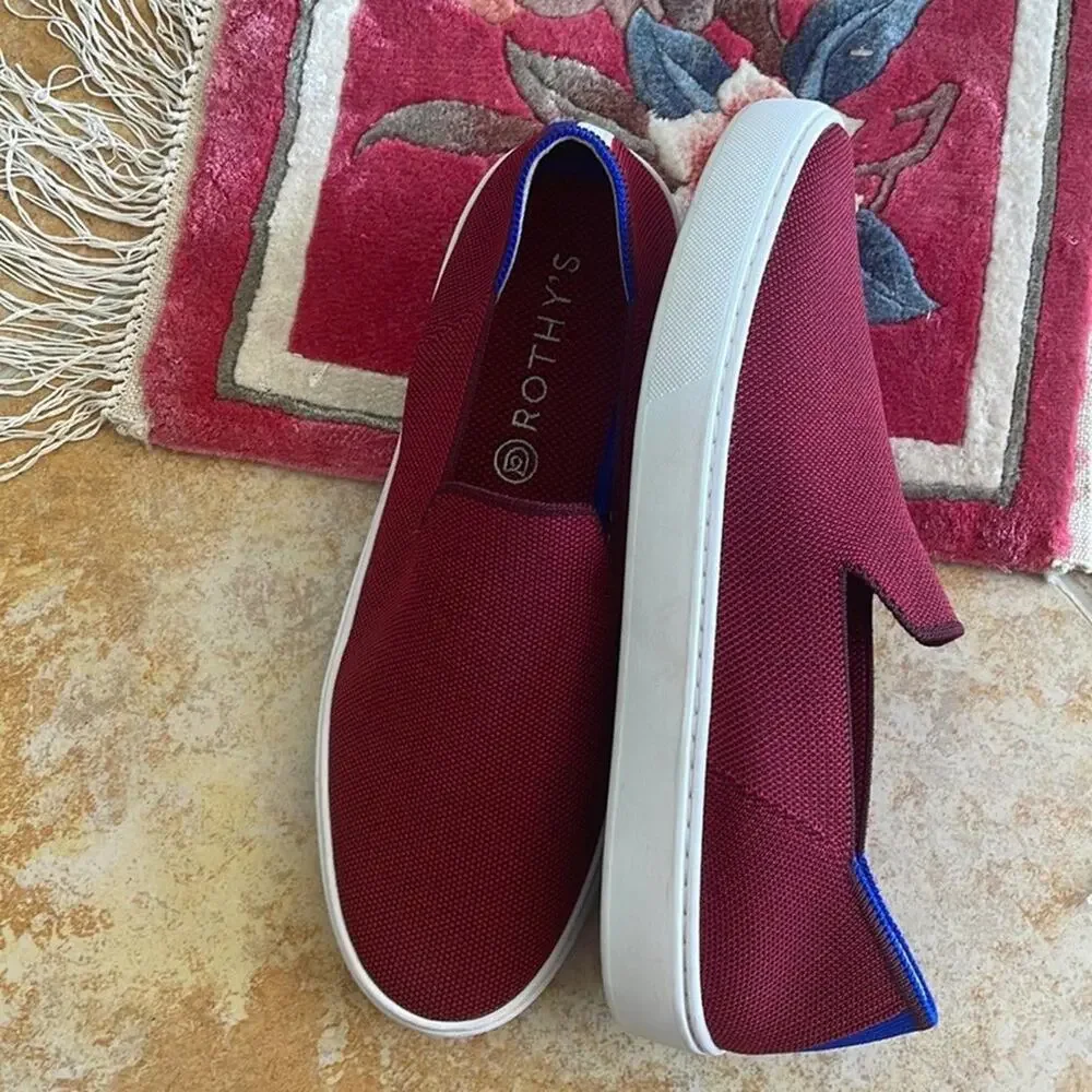 Rothy’s garnets Red size 10 slip on woman's sneakers